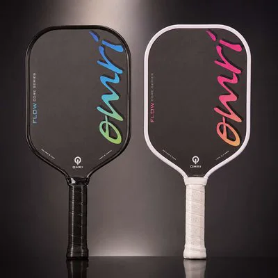 OMRI FLOW DUO — one OCEAN and one SUNSET pickleball paddle
